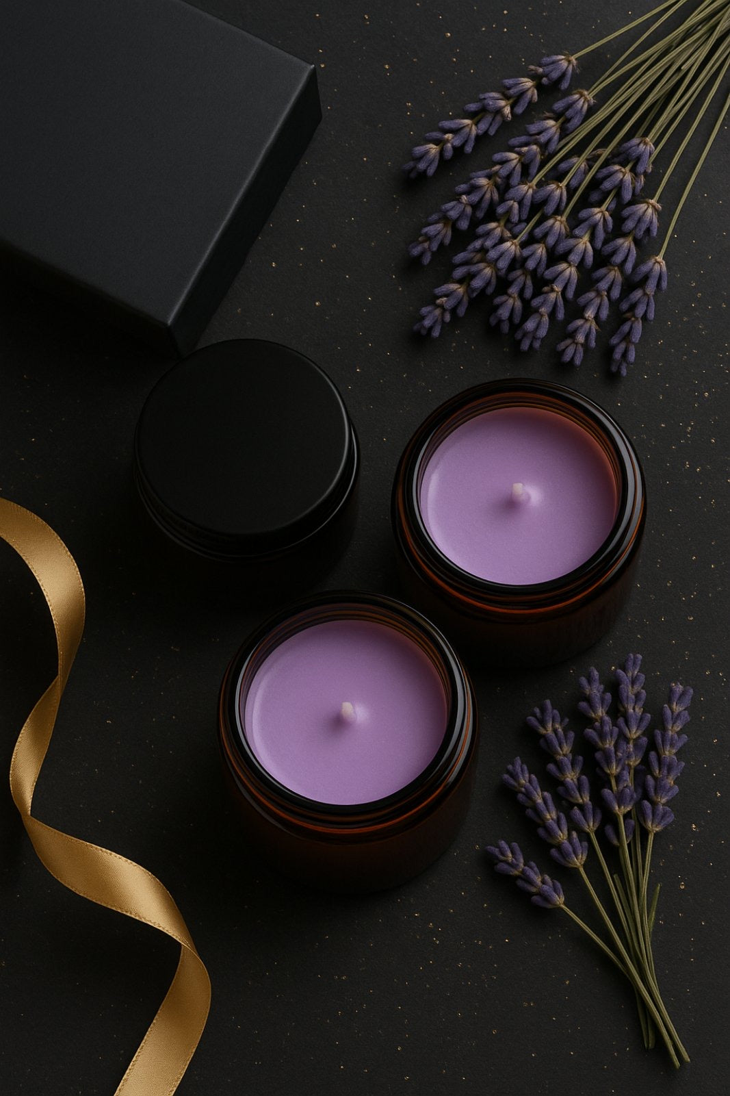 Ароматерапевтична свещ с Лавандула